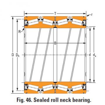 Rolamentos de rolo de rolo selado k168011 O-ring