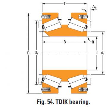 Rolamentos de rolos cônicos lm975342dw lm975312