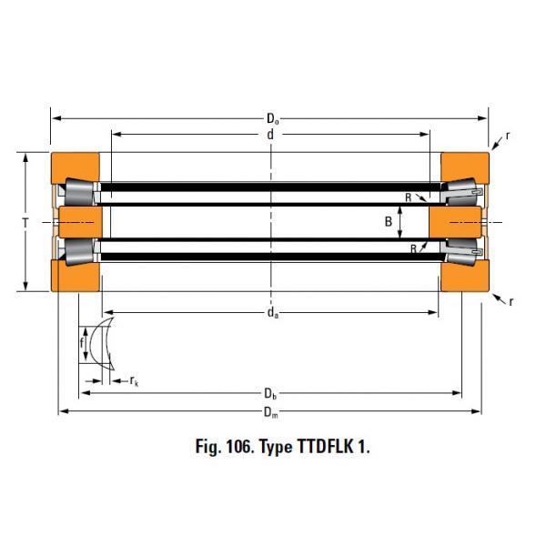 Bearing T8110 Thrust Race Single #1 image