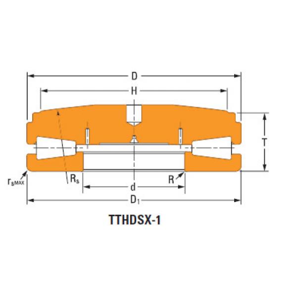 Sistemas de parafusos empurrar rolamentos cônicos T9030fs-T9030sa #1 image