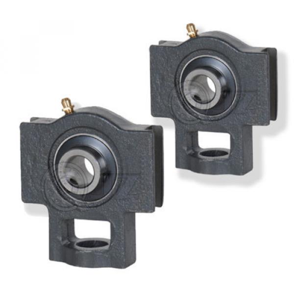 2x 1 3/8 in Take Up Units Cast Iron UCT207-22 Mounted Bearing UC207-22 + T207 #1 image